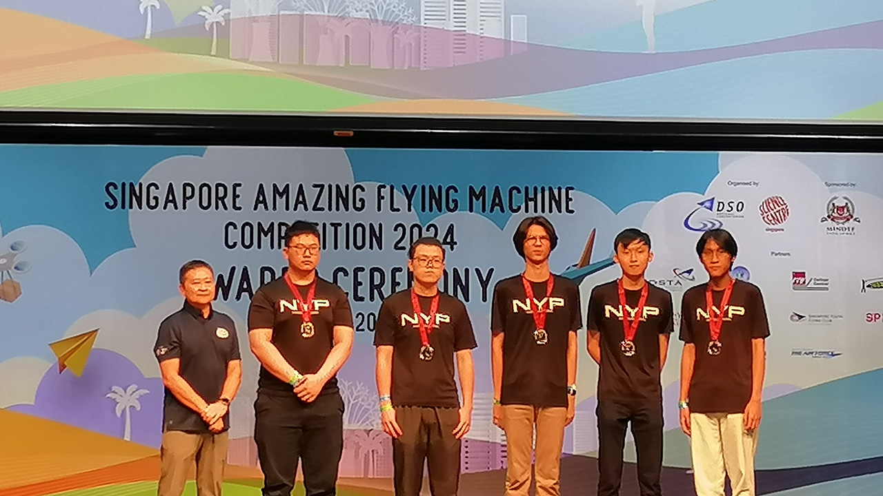 Brains & Brawn Combine at Singapore Amazing Flying Machine Competition (SAFMC) 2024