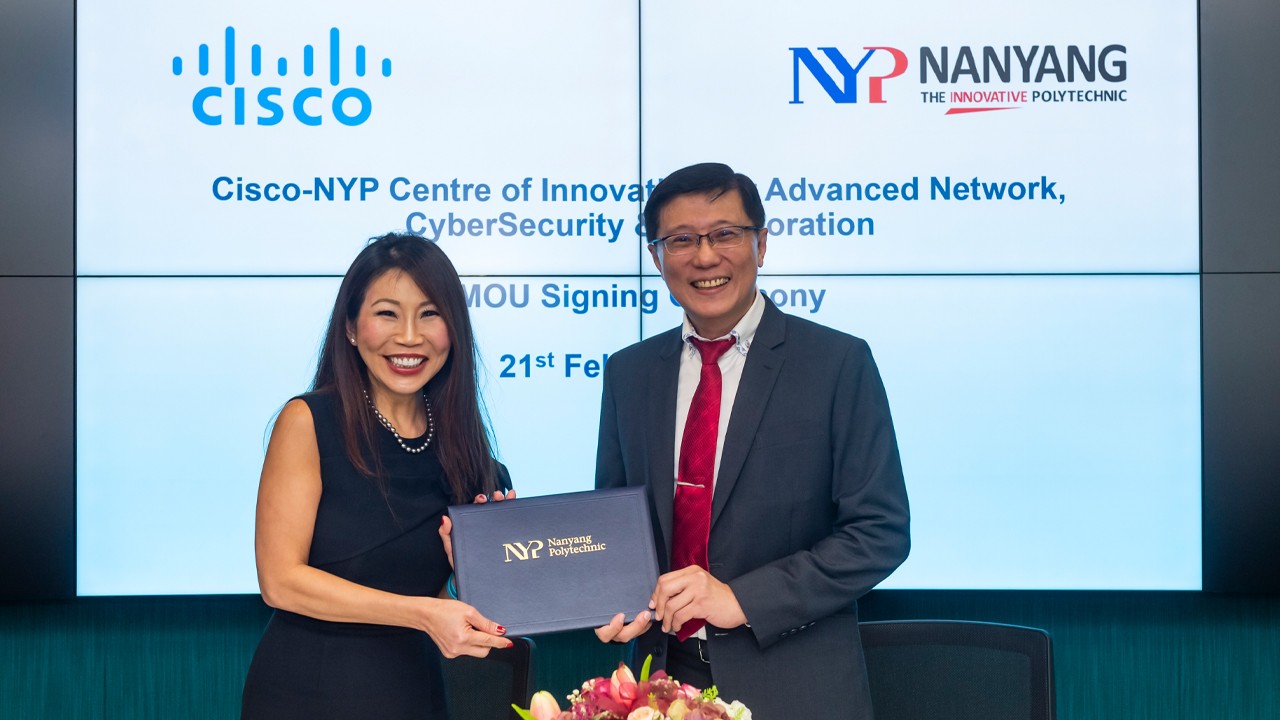The Launch of Cisco-NYP Centre of Innovation for Advanced Network, Cyber Security & Collaboration