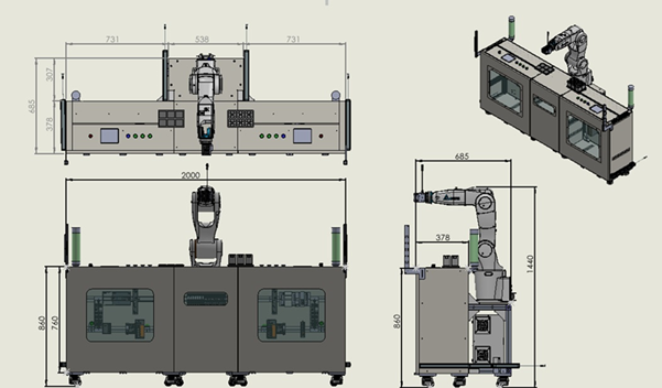 robot-enabled part transfer system for global manufacturer LAPP Asia Pacific