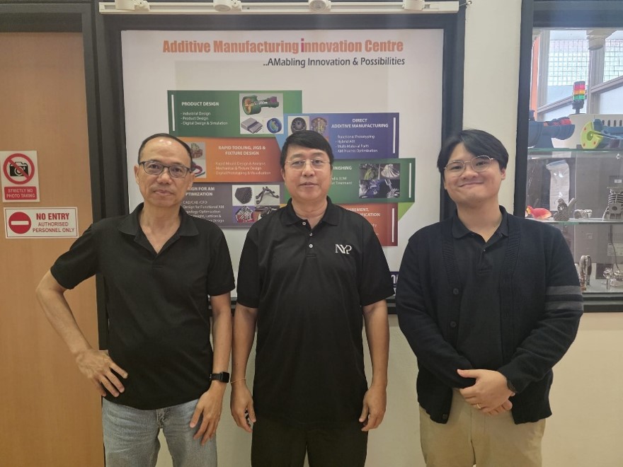 Involvement of NYP Staff (Left to right: Vincent Lek, Zaw Hlwan Moe, Rayson Tay)