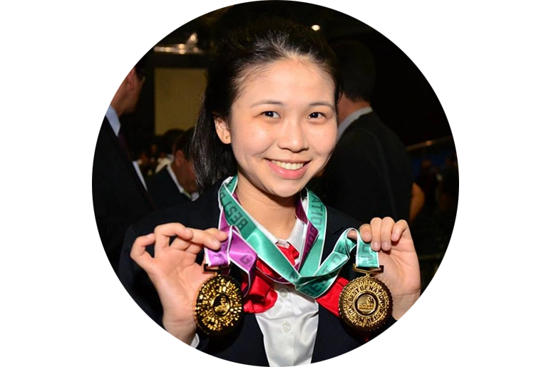Audrey Foo, recipient of the WorldSkills Best of Nation award 2013