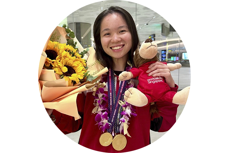 Victoria Cheong, recipient of the WorldSkills Best of Nation award 2024
