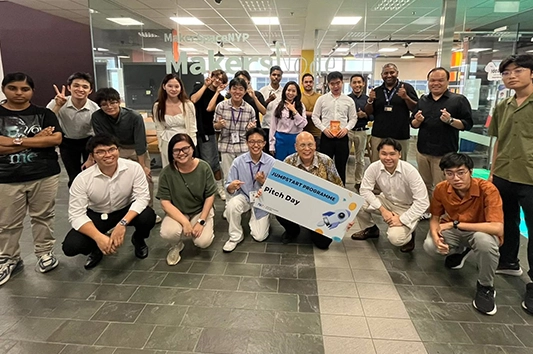 Group photo of presenters and NYP staff for the Jumpstart Programme