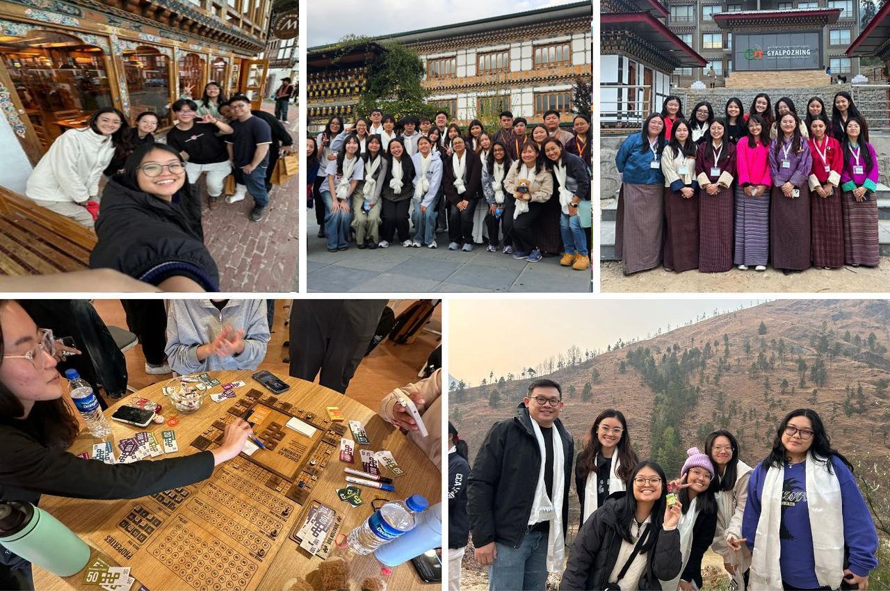 SBM students engage in diverse activities during their exchange program with Gyalpozhing College of Information Technology.