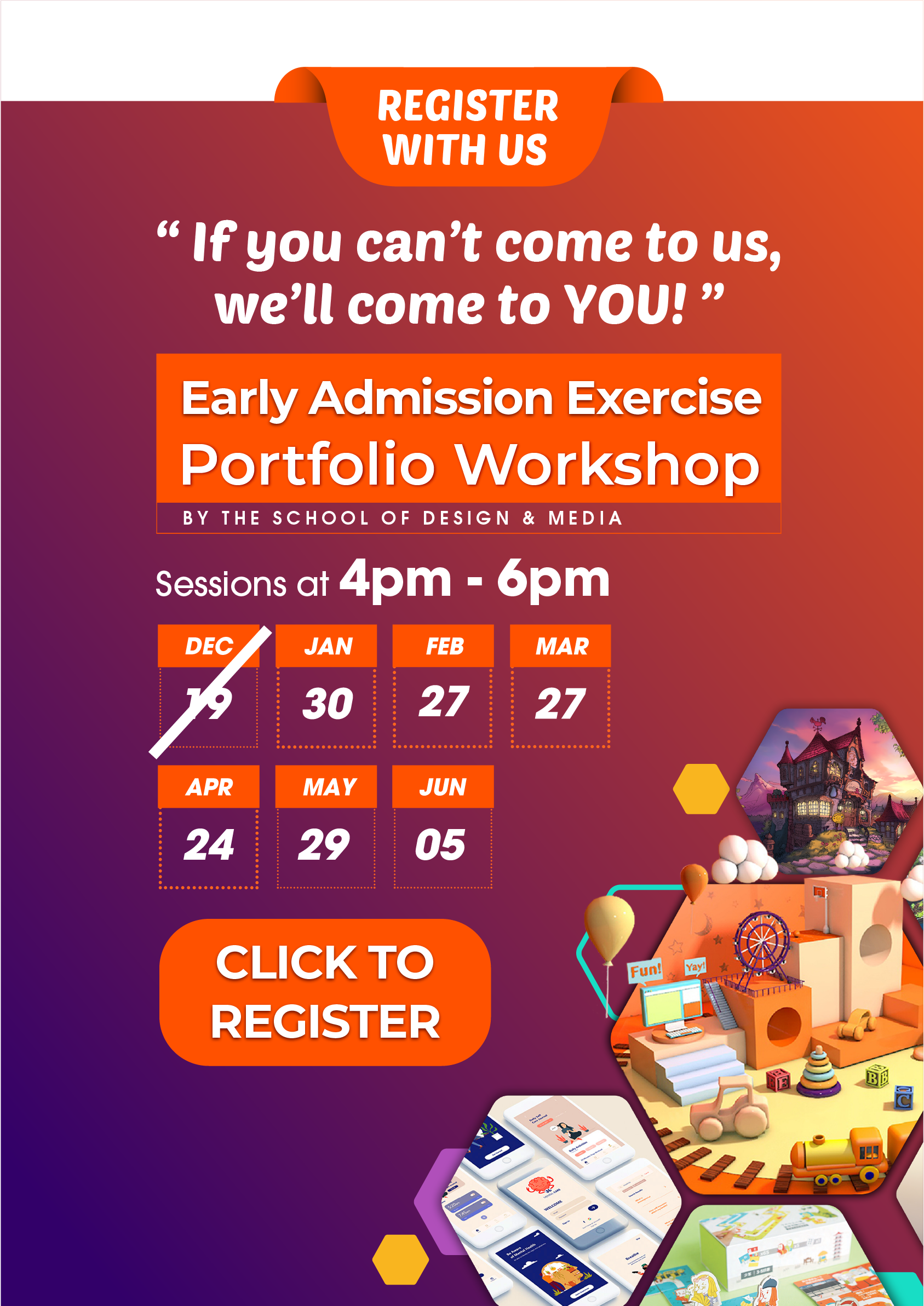 Early Admission Exercise Portfolio Workshop