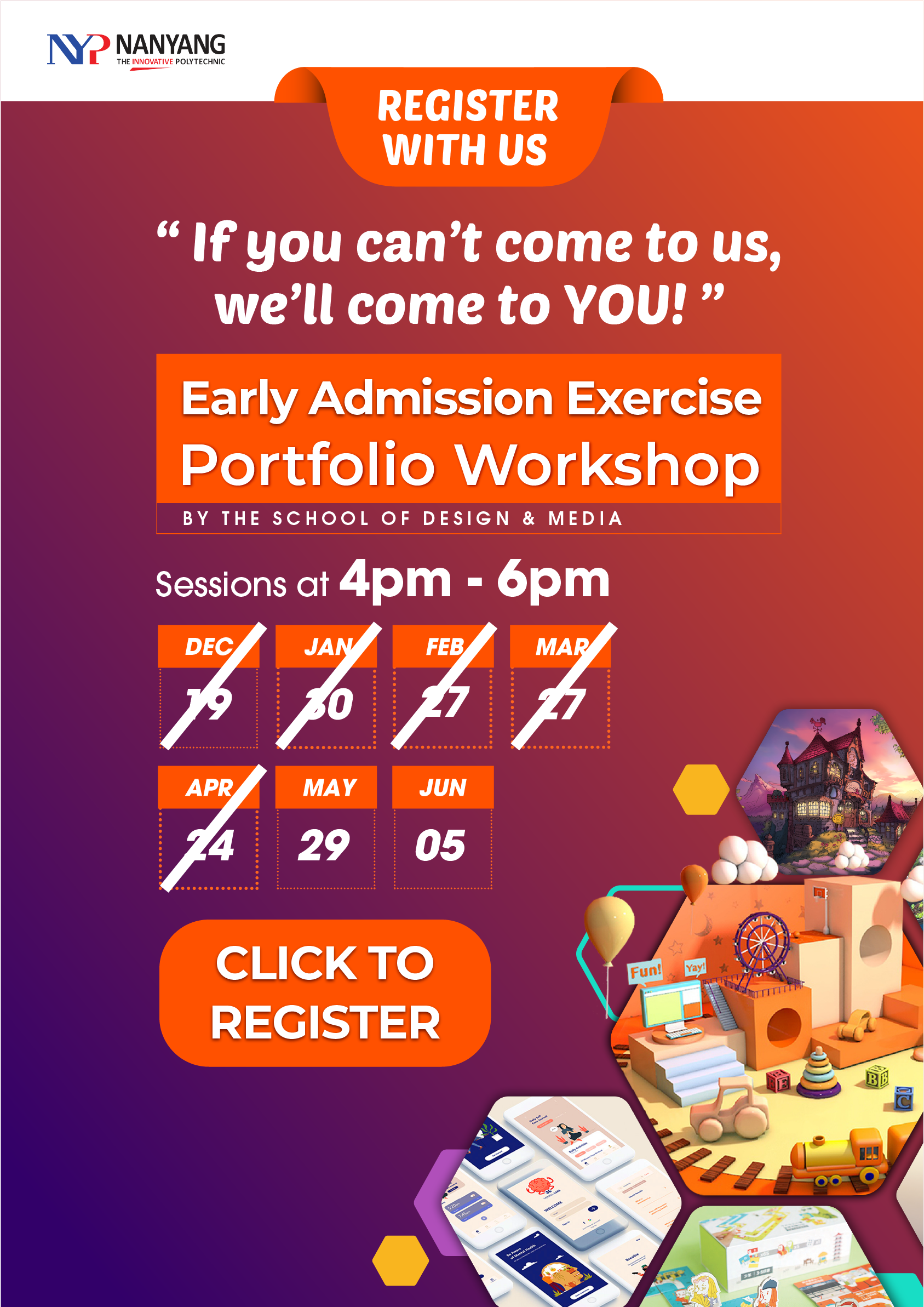 Early Admission Exercise Portfolio Workshop