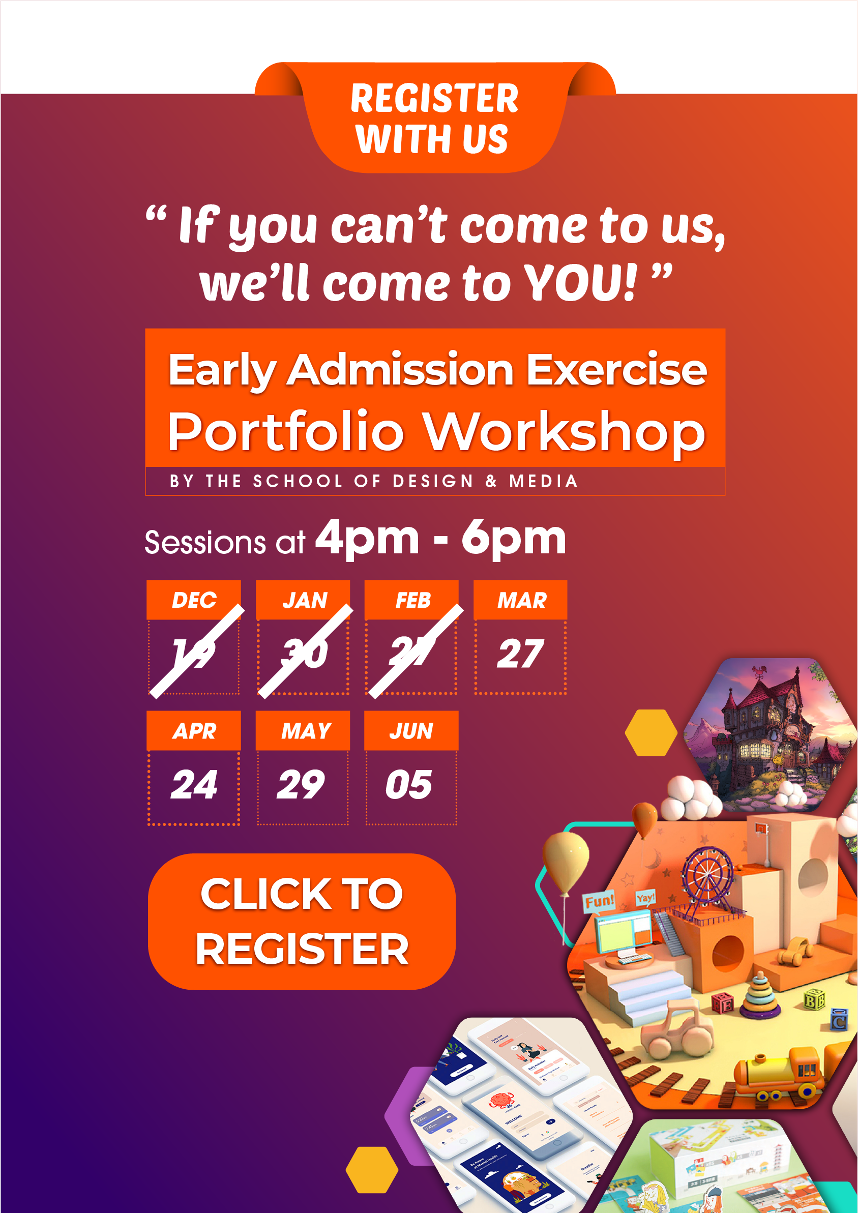 Early Admission Exercise Portfolio Workshop
