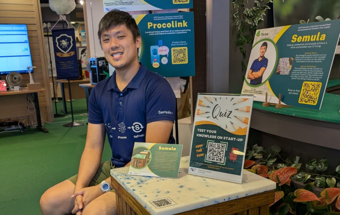 From Waste to Wonder: NYP Alumnus Transforms Plastic into Premium Design